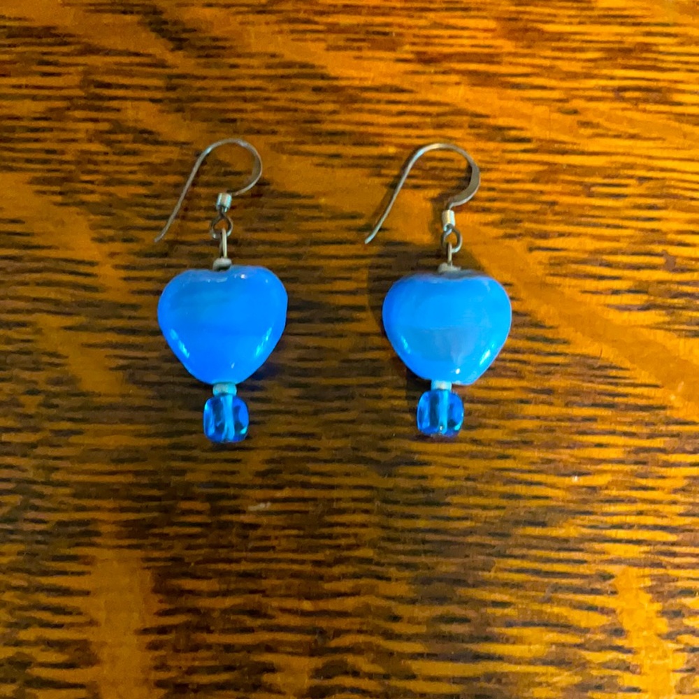 Heart Earrings 💜💙
